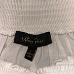 Melissa Paige Women’s White Smocked Top Off Shoulder Sz Small Photo 6