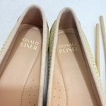 Donald Pliner  Women's Raya Woven Ballet Flat Beige Size 10 Photo 6