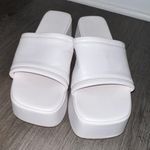White Platform Sandal Size 8.5 Photo 1
