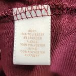 LC Lauren Conrad *5/$25 Sale* LC Conrad maroon sweater with floral trim sz XL Photo 4