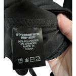 Haute Monde Black Long Sleeve Bodysuit with cut out chest sections Photo 5