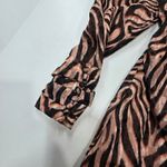 DUNDAS x REVOLVE Norma Mini Dress in Natural Zebra Small Black Photo 4