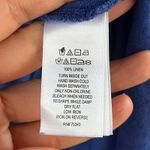 Tahari Women's Royal Blue 100% Linen Short Sleeve Top Size 2X Photo 4