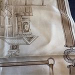 CELINE  Silk Scarf Horse Racing Blue Steed Riders Races Vintage Large Picture Photo 6