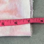 Danzy Pink Orange Tie Dye Elastic Waist Sweat Shorts XS Raw Hem Casual Leisure Pink Photo 8