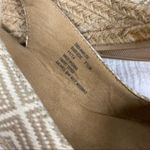 G.H. Bass Edie Sling Back Espadrille Wedges Tan Cream 8.5 Photo 5