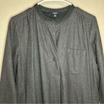 Madewell  Latitude gray wool blend patch pocket shirt dress size medium Photo 3