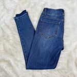Copper Key Distressed Skinny Low Rise Raw Hem Jeans Size 5 Photo 7