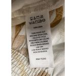 Tahari  100% Linen Wide Leg Pants XL Artsy‎ White Brown Beach Coastal Pull On Photo 3