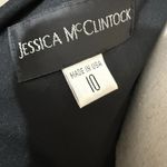 Jessica McClintock Vintage  Black Asymmetrical One Shoulder Cocktail Dress Photo 5