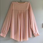 Lane Bryant  Light Pink Button-Up Blouse Photo 3