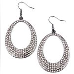 Paparazzi Storybook Bride Black Earrings (169) Photo 1