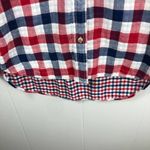 Madewell  Red White & Blue Ex-boyfriend Emmett Check Pattern Button Shirt-XS Photo 19