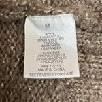 Romeo + Juliet Couture Cardigan Sweater Womens Medium Brown Faux Fur Dolman Knit Photo 11