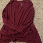 Kohls V Neck Long Sleeve  Photo 1
