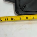 Unisex Black‎ Faux Leather Crossbody Sling Bag Adjustable Strap Travel Pouch Black Photo 7