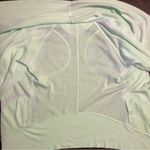 Calvin Klein Performance Front Drape Sweatshirt Cardigan in Neon Green Photo 3