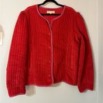 Free People  Natalia Quilted Velvet Jacket Photo 4