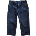 St. John Sport wide leg crop denim jeans size 8 Photo 0