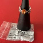 Bomb Party RBP5946 “It’s Just Us” Smokey Topaz CZ on Rhodium Size 8 Ring NWT Photo 3