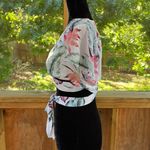 Show Me Your Mumu  Wilson Tie Top Tropical Floral Size S Photo 2