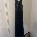 Alex Evenings Elegant Navy Evening Gown with sequins size 8 Photo 1