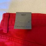 Calvin Klein women's NWT red skirt waist size 27 Photo 5