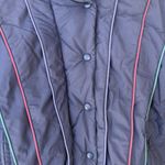 Obermeyer Vintage SNUGGLER Ski Jacket Women’s Size 12 Navy‎ blue Photo 2