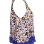 Maeve by Anthropologie women's size 0 sleeveless v-neck purple orange blue tank Photo 3