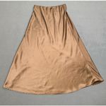 Pretty Garden Bronze Skirt Womens S Satin A Photo 0