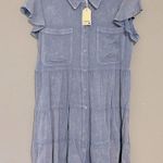 JODIFL Blue Mini Dress with Elegant Silhouette Photo 0