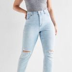 EXPRESS  Curvy Mom Jeans — Super High Rise size 8 — EUC Photo 0