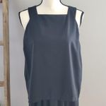 Red Valentino Black Sleeveless Overlay Dress Size 8 Photo 0