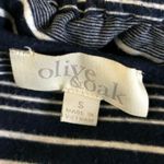 Olive & Oak  Mini Dress Striped Gathered Waist S Photo 3