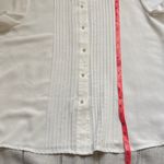 Unique Vintage Vintage White Tuxedo Blouse with Pearl Buttons Photo 10