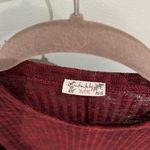Free People Intimately  maroon sweater NWOT Photo 1