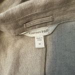 Garnet Hill  Washed Linen Blazer Size M Photo 3