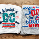 Hanes Lot of 2 cross country shirts Photo 0