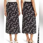 Sanctuary Black and White Floral Midi Skirt Photo 0