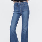 Gap  Women's High-Rise Flare Jeans in Medium Indigo Photo 0