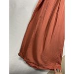 easel  Anthropologie Women L Wide Leg‎ Split Hem Pants Palazzo Rust Pull On Boho Photo 5