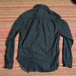 KOTO BLACK FRINGE HEM BUTTON UP LONG SLEEVE COLLARED SHIRT Photo 4