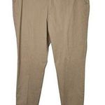 Ellos Womens Modern Stretch Chino Pants 14 Beige Tan Khaki New Photo 0