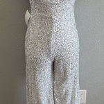 Nichole Lynel All Over Sequin‎ Jumpsuit Size Small NWT White Photo 0