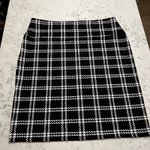 Halogen  3X Black White‎ Plaid Houndstooth Career Pencil Skirt Classic Photo 9