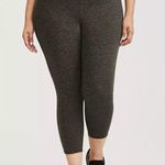 Torrid Performance Core Crop Strappy Back Active Legging Space Dye Olive Size 2X Photo 1