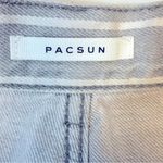 PacSun Gray Double Stripe Straight Leg Jeans High Waist Crop Ankle 29 Photo 11