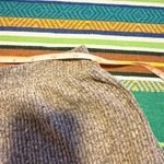 Gaze Ribbed Knit Shorts with Ruched Tie Sides in Heathered Grey Beige size XS Tan Photo 6