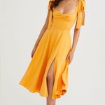 House Of CB  Alicia Midi Dress Tangerine Photo 6