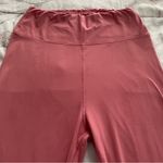 Blush pink Y2K high rise athletic athleisure workout boho leggings, one size Size undefined Photo 2